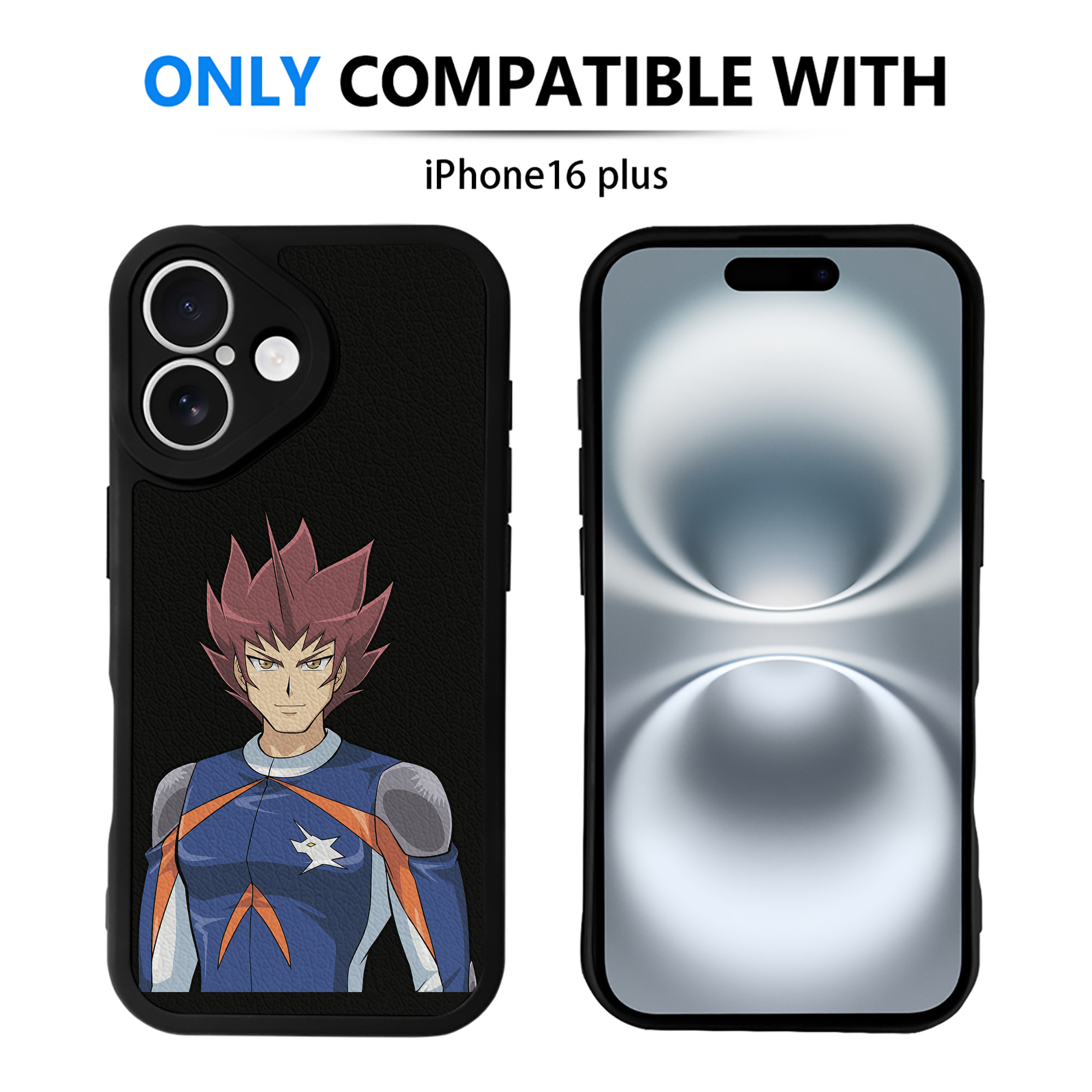 遊☆戯☆王 Yu-Gi-Oh! 【iPhone 16シリーズ対応】シリコンスマホケース（レザー調） 材質：シリコン